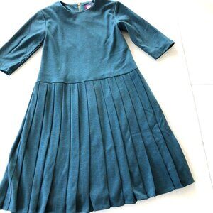 Three Bows Pleated Dress